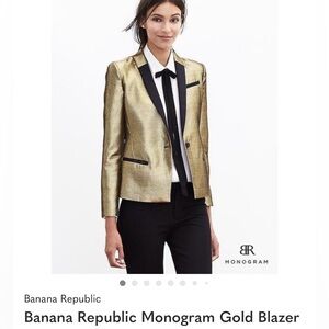 Banana Republic Gold Blazer